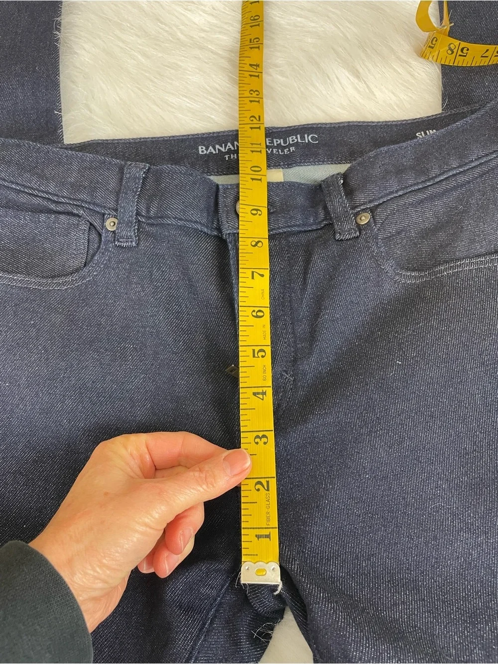 Two pair Banana Republic Men’s Dark Blue Jeans - The Traveler 30 x 32